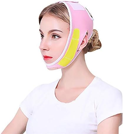 Juanya Breathable Face Lifting Slimmer Band, Anti Wrinkle Lift V Face Line, Double Chin Reduce Tightening Patch Mask