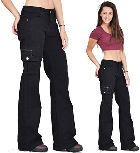 ladies plus size combat trousers