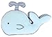 Stephan Baby Plush Whale-Shaped Pillow Toy