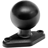 ARKON Mounts APD2AMPS38 Diamond-Shaped 38mm (1.5 inch) Ball to 2 Hole AMPS Compatible Adapter