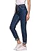 AKEWEI Women's Jeans, Evensleaves High Waist Solid Vintage Straight-Leg Denim Pants