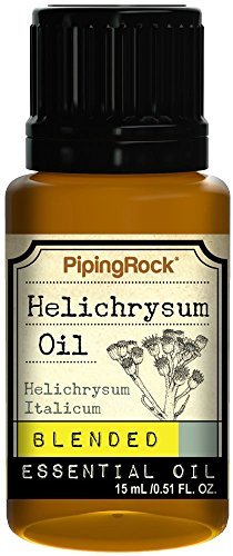 Piping Rock Helichrysum Essential Oil Blend 1/2 oz (15 ml) Dropper Bottle Helichrysum Italicum Therapeutic Grade