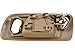 PT Auto Warehouse HO-2580ME-FR - Inside Interior Inner Door Handle, Beige/Tan Housing with Chrome Lever - 4-Door Sedan, with Power Lock Hole, Passenger Side Front