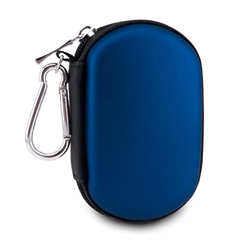 Wolven Universial Portable Waterproof Shockproof Electronic Accessories Organizer Holder/USB Flash Drive Case Bag - Blue