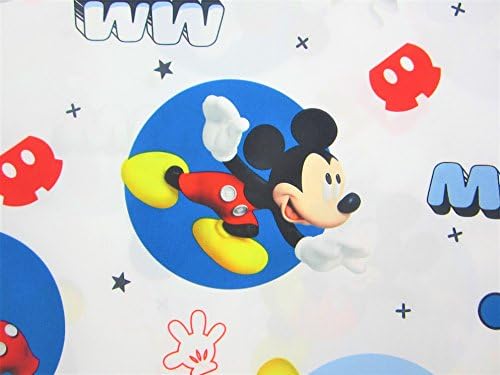 Mickey Mouse Playhouse 100% Polyester (FLAT SHEET ONLY) Size TODDLER Boys Girls Kids Bedding