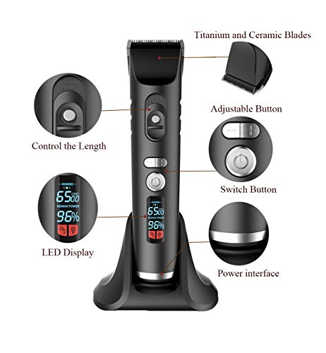 image for Luiner Hair Clippers Hair trimmers Cordless For Men Pro Haircut Beard 