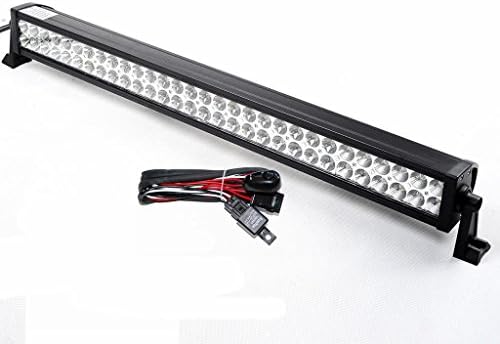 EasyNew 32” Inch 180W Led Work Light Bar Flood Spot Combo Beam Driving Lights Fog Lamp Off Road Lighting for Suv Ute Atv Truck 4x4 Boat with Wiring harness and Mounts