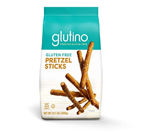 Glutino Gluten Free Pretzel Sticks, Delicious Everyday Snack, Lightly Salted, 14.1 Ounce