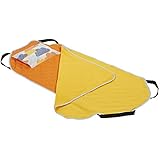 ECR4Kids Toddler Nap Mat Companion - Portable All-in-One Preschool/Daycare Nap Bundle with Built-in Liner, Blanket and Removable Pillow, Tangergine Clouds Design