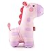Fisher-Price Soothe & Glow Giraffe, pink plush toy with music and light for baby