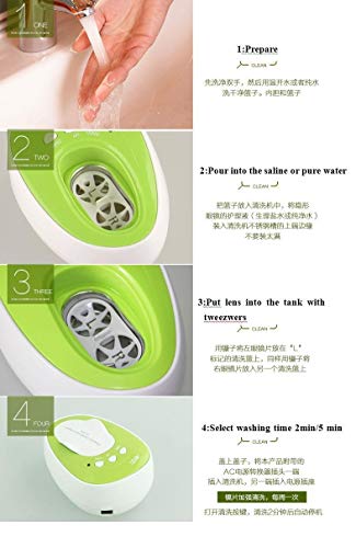 image for Kowellsonic CE-3200 Mini Ultrasonic Contact Lens Cleaner Kit Daily Car