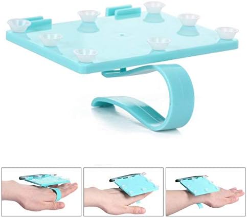 PIAOPIAONIU 1 Pcs Eyelash Extension Pallet Lash Tile Lash Holder Tools Adhesive Glue Holder Nail-art Cosmetic Artist Mixing Palette