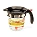 Best 4 Cups Gravy Separator and Fat Separator (32 Ounces) Makes Healthier Gravy, Soup Or Sauce Grease-Free, 1 Liter Measuring Capacity Cup and Strainer Filter, Heat Resistance By Vebo