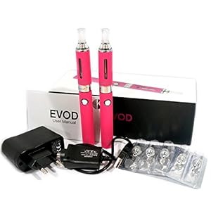 EVOD BCC Kanger doppel Starterset in pink Nikotinfrei