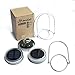 Homeleo 3 Pack Solar Mason Jar Lid Insert w/Stainless Steel Hangers, Solar Powered Warm White LED Fairy Mason Jar String Light Lantern for Summer Yard Garden Patio Path Decoration(Jars NOT Included)