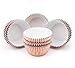 Gifbera Rose Gold Foil Mini Cupcake Liners/Baking Cups, 300-Count