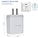 Earldom [Quick Charge 3.0] Rapid Fast USB Type C Cable and Wall Charger for LG G5,G6,V20,HTC 10,Samsung Galaxy S8,S8 Plus,iPad,iPhone and more