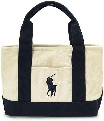 [ポロラルフローレン] トートバッグ POLO RALPH LAUREN SCHOOL TOTE SM 2 レディース バッグ コットンキャンバス Sサイズ [並行輸入品]