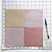 Pink Beige Leather for Crafting: Leather for Jewelry Making 4 Light Pink sheets 5x5In/ 12x12cm)