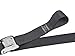 PowerTye Cam Buckle Tie Down Straps – 2 inch x 8ft Straps with S-Hooks – Ideal for Motorcycle, ATV, Trailers, and Truck Bed Cargo – 600 lb WLL & 1,800 lb Break Strength – USA Made, Black (Pair)