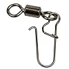YOGAYET-Fishing-Ball-Bearing-Barrel-Swivel-with-Duo-lock-Snaps-Stainless-Steel-Solid-Rings-Fishing-Line-to-Hook-Clip-Connector-Pack-of-20 YOGAYET-Fishing-Ball-Bearing-Barrel-Swivel-with-Duo-lock-Snaps-Stainless-Steel-Solid-Rings-Fishing-Line-to-Hook-Clip-Connector-Pack-of-20