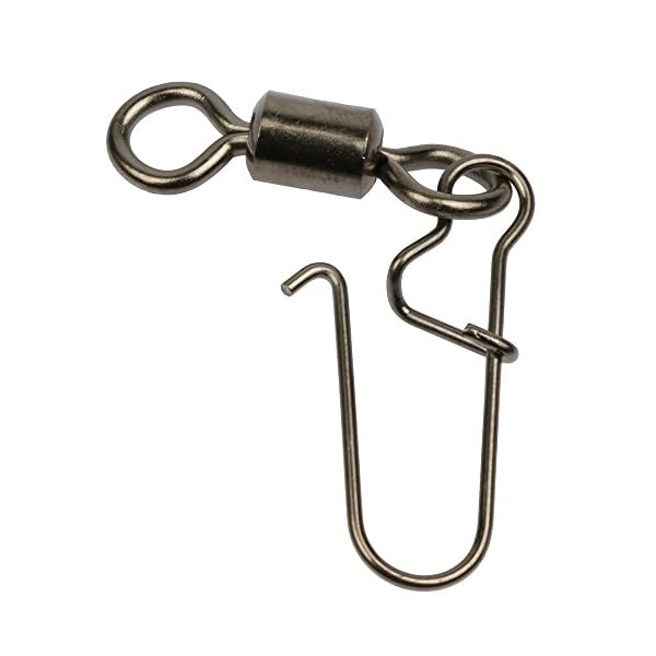 YOGAYET-Fishing-Ball-Bearing-Barrel-Swivel-with-Duo-lock-Snaps-Stainless-Steel-Solid-Rings-Fishing-Line-to-Hook-Clip-Connector-Pack-of-20 YOGAYET-Fishing-Ball-Bearing-Barrel-Swivel-with-Duo-lock-Snaps-Stainless-Steel-Solid-Rings-Fishing-Line-to-Hook-Clip-Connector-Pack-of-20