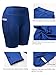 Neleus Women's Running Compression Shorts with Pocket,9005,3 Pack,Black,Grey,Blue,US L,EU XL