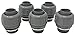 Sealproof 1-Inch Non-Metallic Liquid Tight Straight Electrical Conduit Connector Fitting, UL Listed, 1