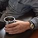 ManCraft Steel Whiskey Glass, Old Fashioned 10oz Lowball - Double Walled Stainless Steel (1)