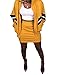 Augsuttc Women's Casual 2 Piece Outfit Long Sleeve Zipper Up Jacket+Mini Skirt Set