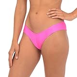 Women's Metallic or Shiny Sexy Swimsuit Thong by