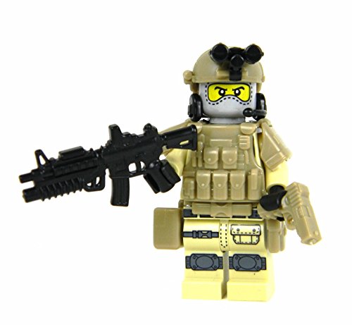 Battle Brick Custom Custom Army Special Forces Heavy Assault Commando (SKU32) Minifigure