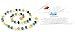 BoutiqueAmber Unpolished Baltic Amber Teething Necklace Made with Aquamarine Beads - Size 12.5 inches (32 cm) - Raw Multicolor Baltic Amber Beads (12.5 inches, Raw Multi/Aquamarine)
