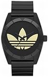 Adidas Unisex Santiago ADH2705 Black Polyurethane Quartz Watch with Black Dial