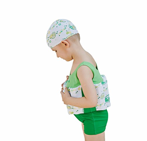 Kingswell Float Suit Toddler Swimsuit Kids Swim Training Aid Bathing Vest Suit with Removable Buoyancy Float for Toddler Boys