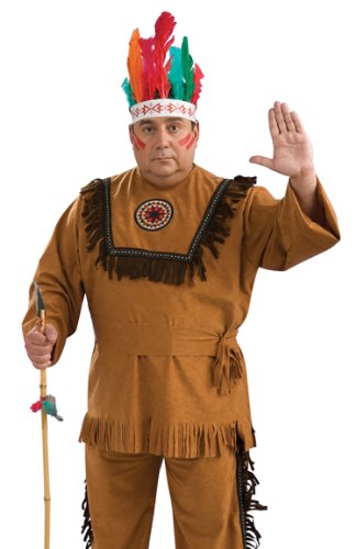 Rubies Costume Co Men's Indian Man Plus Size Costume