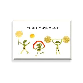Framed Canvas Wall Art for Living Room, Bedroom Fruits Canvas Prints for Home Decoration Ready to Hanging - 16x24 inches
