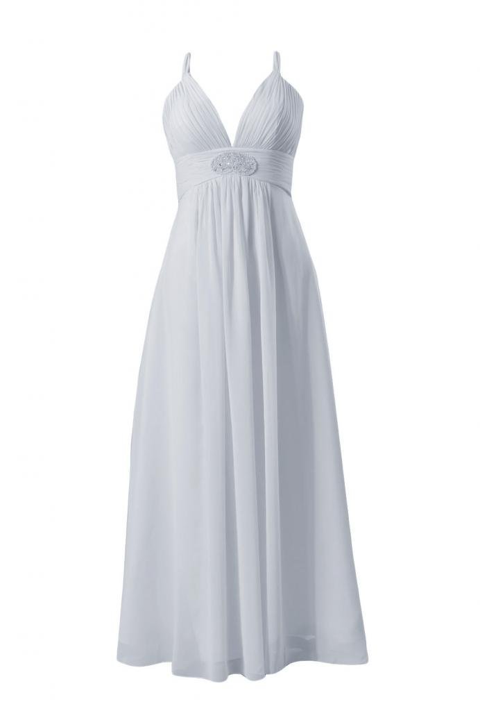 DaisyFormals Long Formal Dress V-Neck Bridesmaid Dress Lady Evening Dress(BM350)