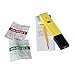 Digital PH Meter PH-009 Pocket Size Water Quality pH Tester for Household Drinking Water, Hydroponics, Aquariums, Swimming Pools - Extra Two Packs of PH Calibration Solution Mixture