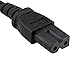 Cable Leader 15ft 18 AWG 2-Slot Polarized Notebook Power Cord IEC320 C7 to NEMA 1-15P