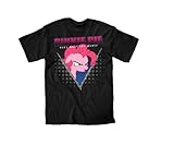 My Little Pony Pinkie Pie Does What She Wants Adult Black T-Shirt