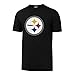 OTS NFL Pittsburgh Steelers Men's Rival Tee, Black Logo, Medium
