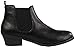 Refresh Tildon-02 Women's Almond Toe Simple Flat Heel Ankle Riding Booties,Black,8