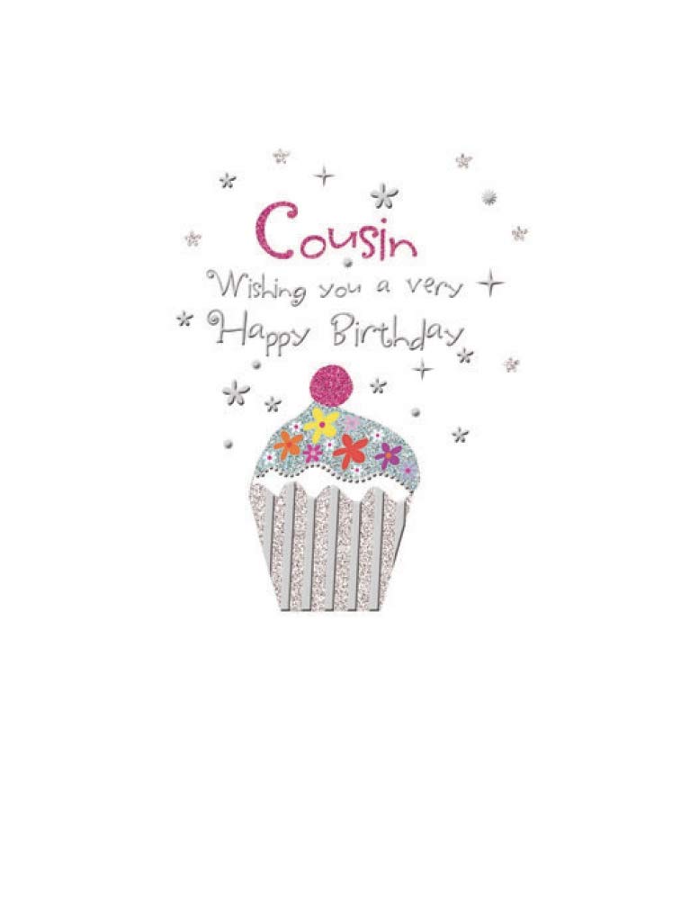Piccadilly Greetings Modern Birthday Card Cousin - 8 x 6 inches