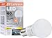 SYLVANIA LED Light Bulb, 40W Equivalent A19, Efficient 6W, Medium Base, Frosted Finish, Soft White - 1 Pack (74076)