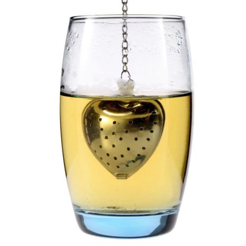 BatterElec(TM) Stainless Steel Heart Tea Spice Strainer Ball Infuser Filter Herb Steeper