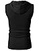 H2H Mens High Softness Cotton Blend Active Tank Top BLACK US S/Asia M (KMTTK015)