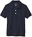 Eddie Bauer Boys' Big Polo Shirt (More Styles Available), Pique Navy, 10/12