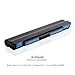 ALipower Laptop Battery for Acer Aspire 1410 1810T 1810TZ ; Aspire One 521 752h - H22C/K, fits P/N UM09E31 / UM09E32 / UM09E51 / 934T2039F / AK.006BT.033 - 12 Months Warranty [6-Cell 5200mAh/56Wh]