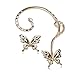 CIShop Diamond Antique Butterfly Earcuff Earrings stud Punk Style Ear Wrap